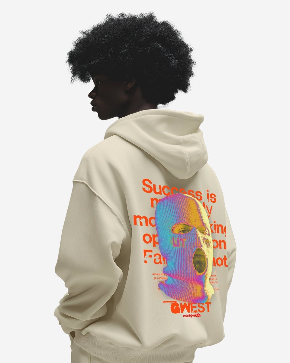 G West Holographic Ski Mask Heavy Premium Oversized Hoodie - 6 Colors - G West