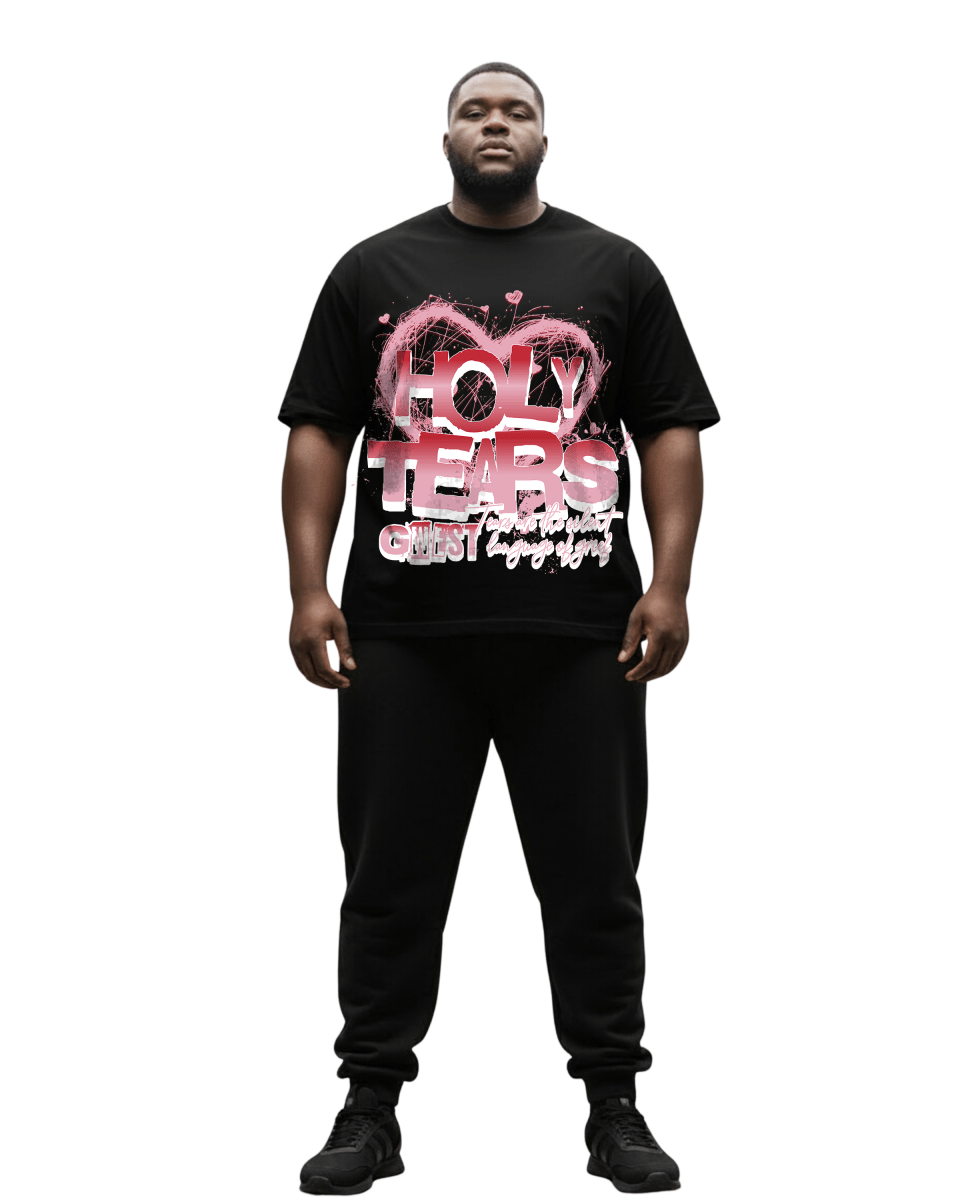 G West Holy Tears Big And Tall Oversized T-Shirt - G West