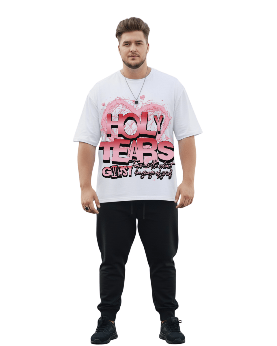 G West Holy Tears Big And Tall Oversized T-Shirt - G West