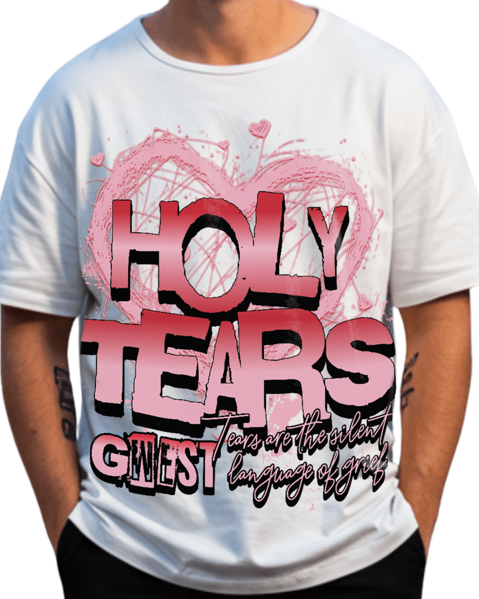 G West Holy Tears Men's Oversized T-Shirt - G West