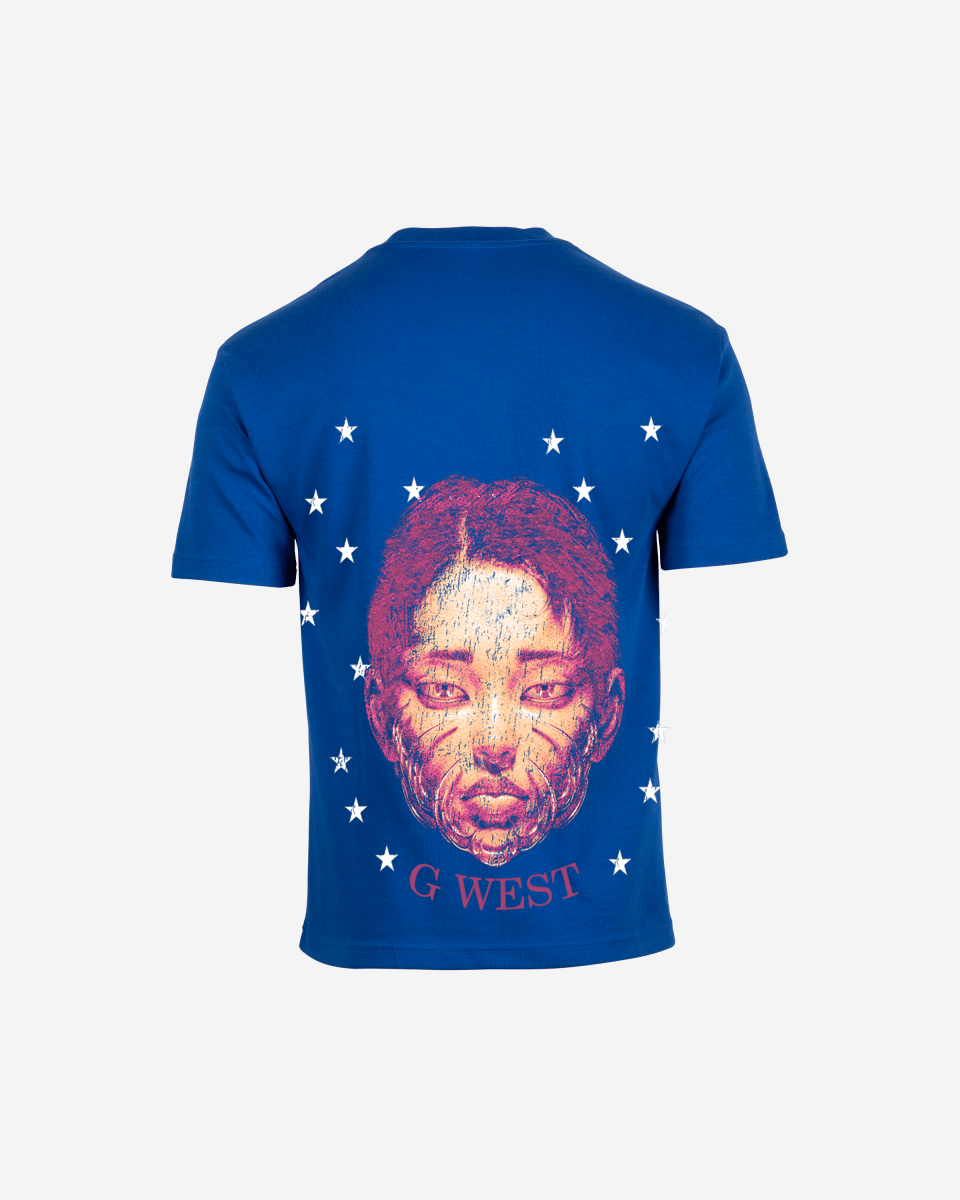 G West Illuminated Soul Double Hit Premium Oversized Tee Front And Back Print - G West