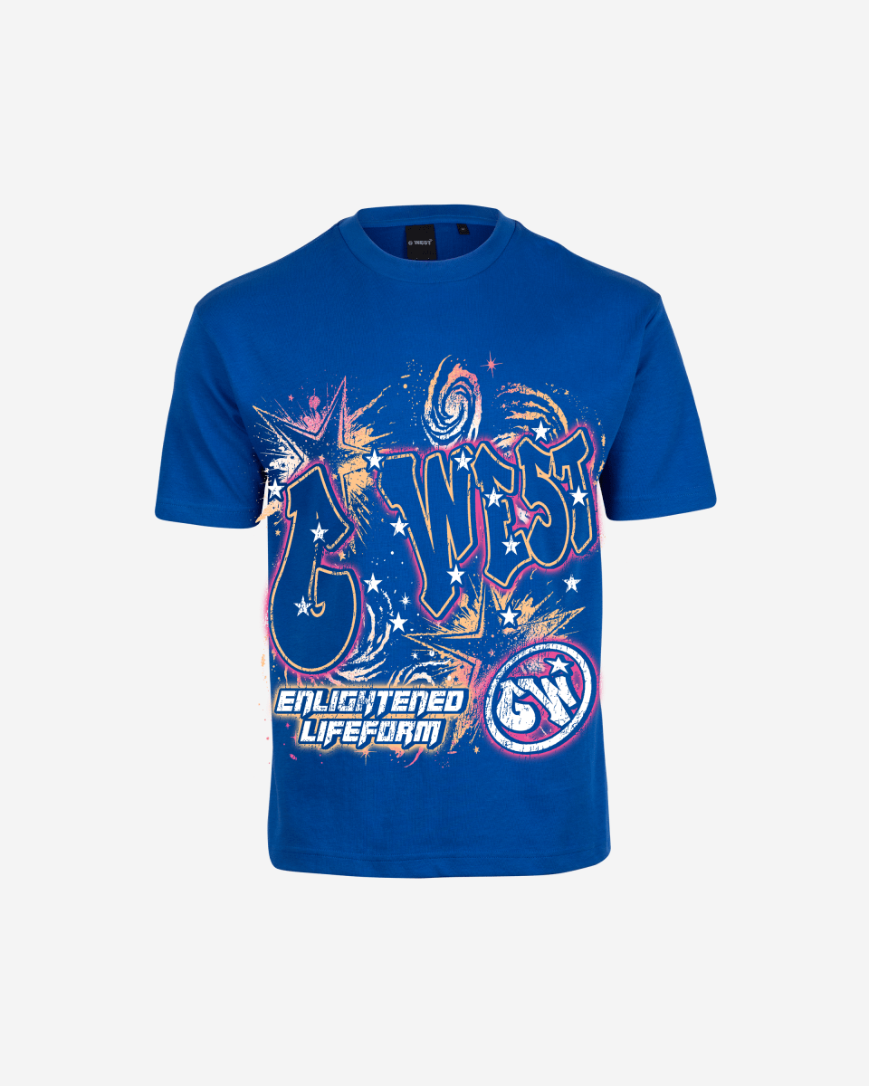 G West Illuminated Soul Double Hit Premium Oversized Tee Front And Back Print - G West