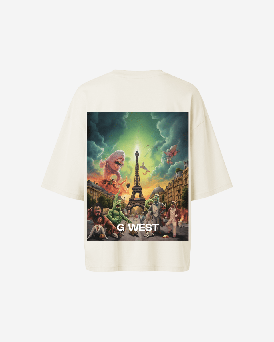G West In Paris Oversized T-Shirt - WOMEN - G West