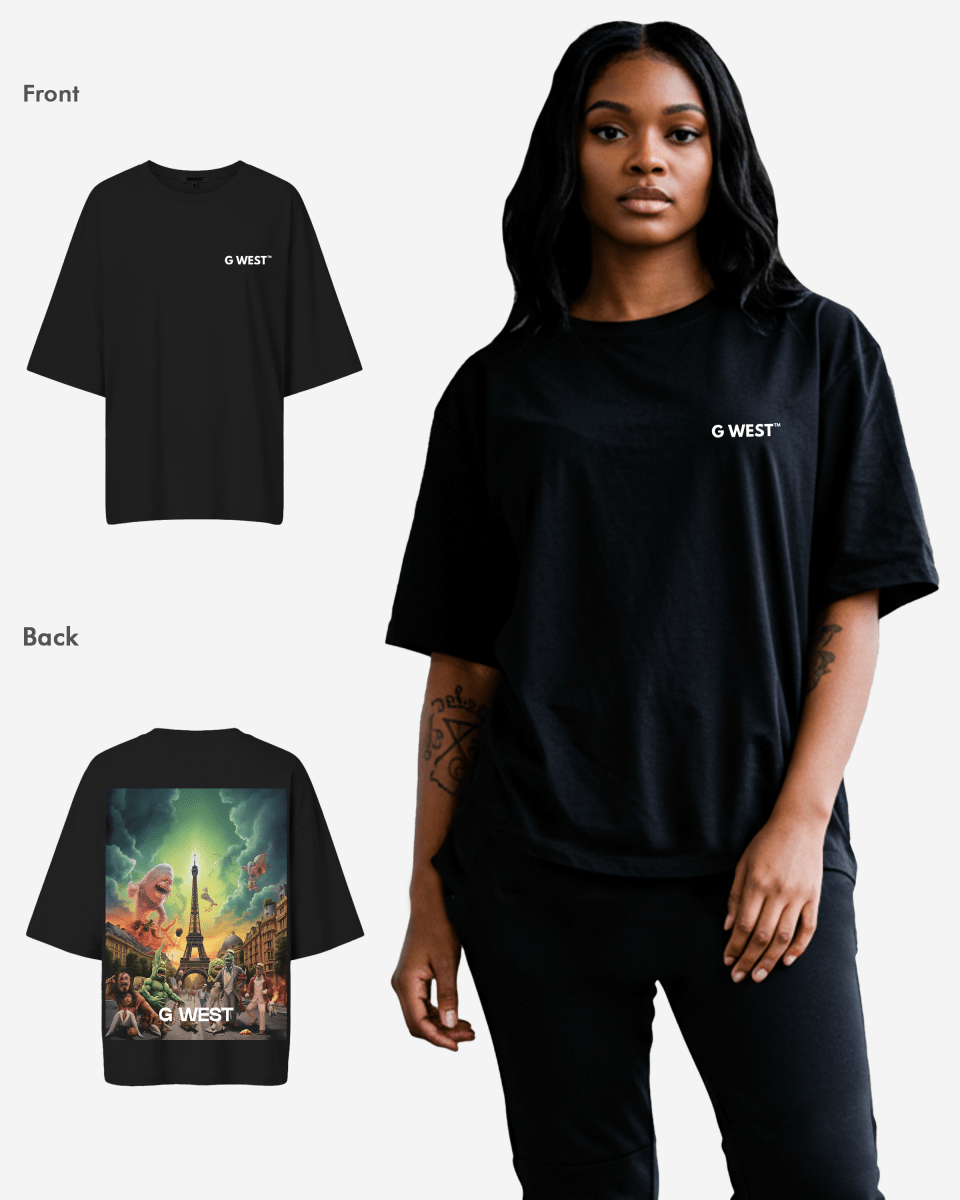 G West In Paris Oversized T-Shirt - WOMEN - G West