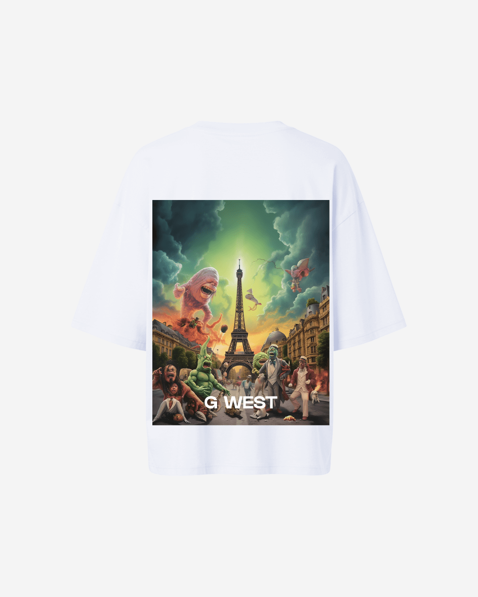 G West In Paris Oversized T-Shirt - WOMEN - G West
