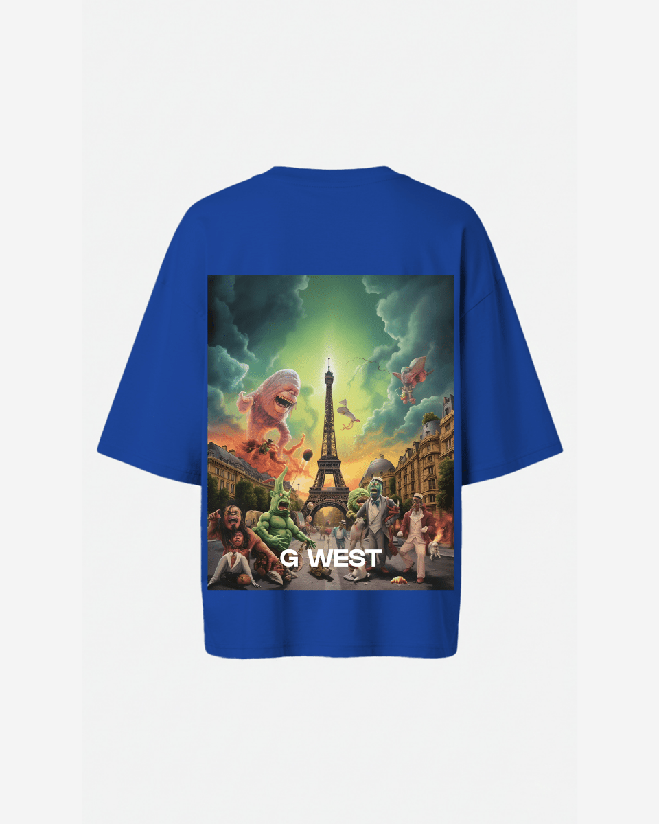 G West In Paris Oversized T-Shirt - WOMEN - G West