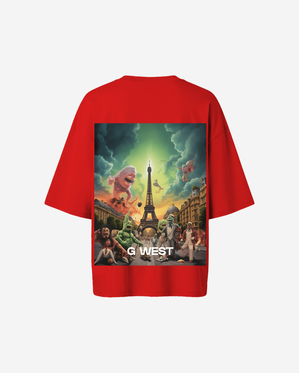 G West In Paris Oversized T-Shirt - WOMEN - G West