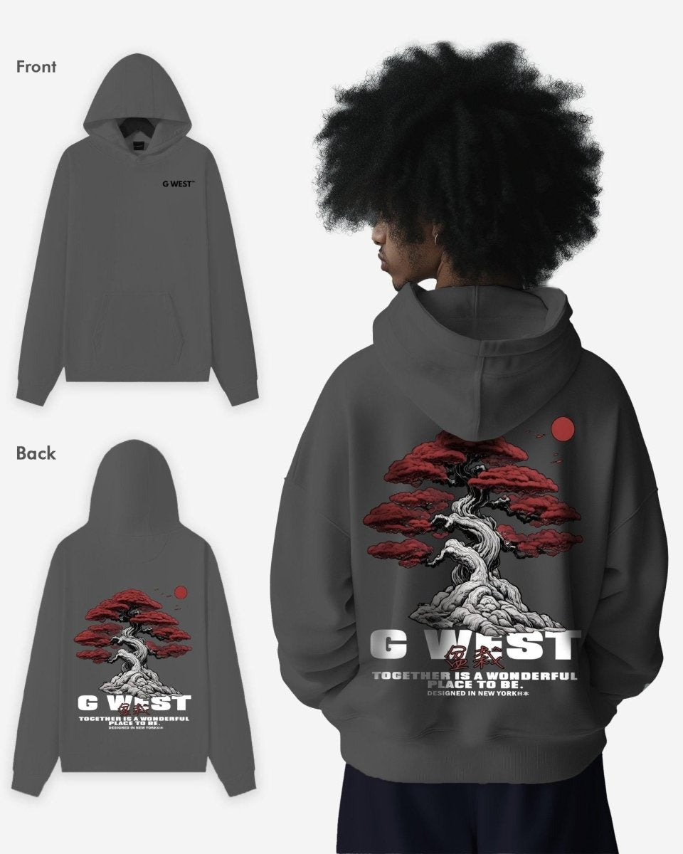 G West Japan Tree Oversize Hoodie - G West