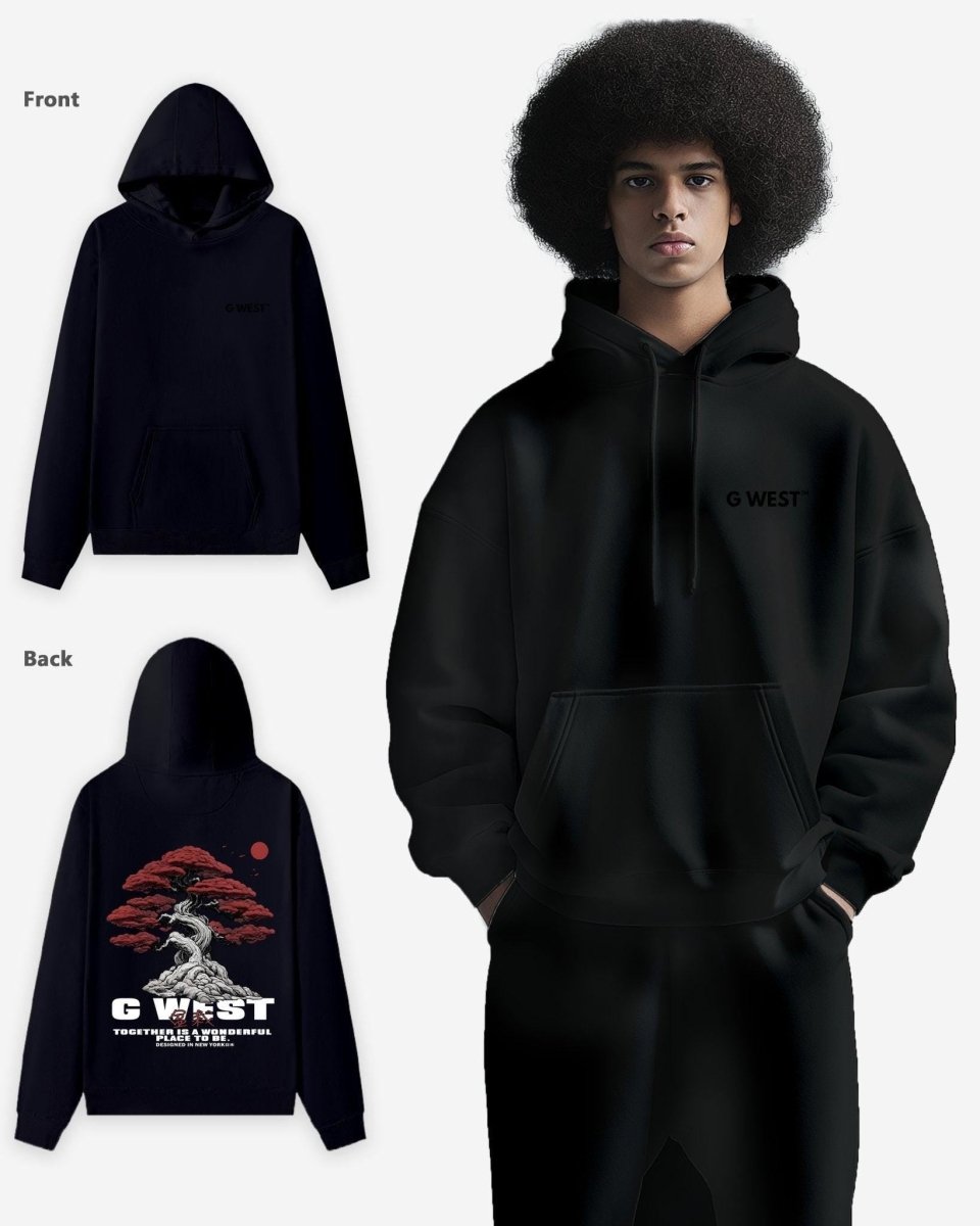 G West Japan Tree Oversize Hoodie - G West