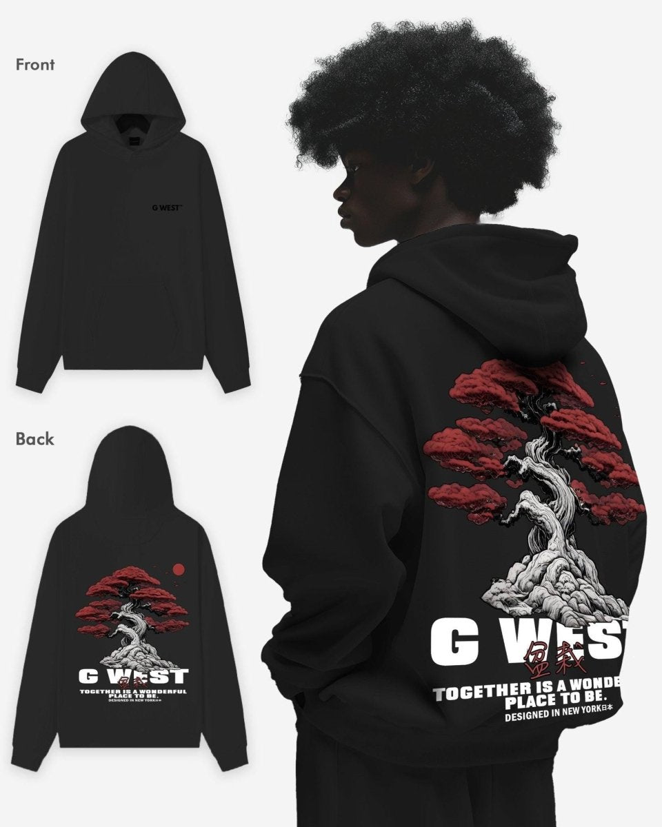 G West Japan Tree Oversize Hoodie - G West