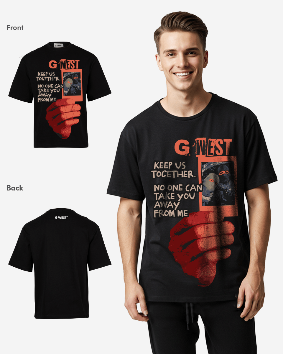 G - WEST KEEP VS TOGETHER OVERSIZED TEE GWROJMT97 - G West