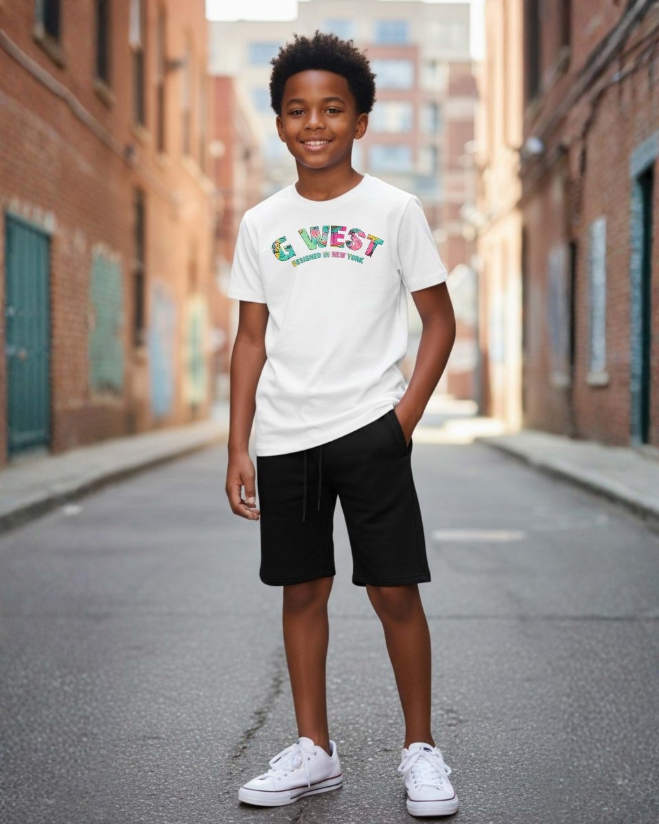 G West Kids Arch Logo T-Shirt - G West