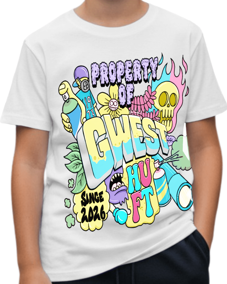 G West Kids Graffiti Ghoul Fest T-Shirt - G West