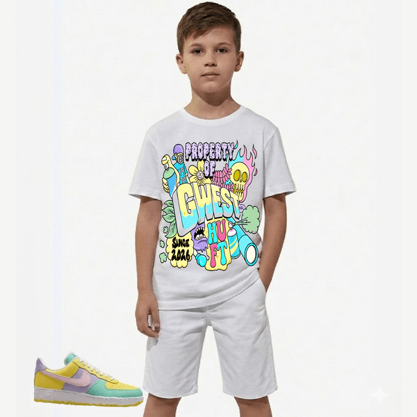 G WEST KIDS GRAFFITI GHOUL FEST TEE - G West