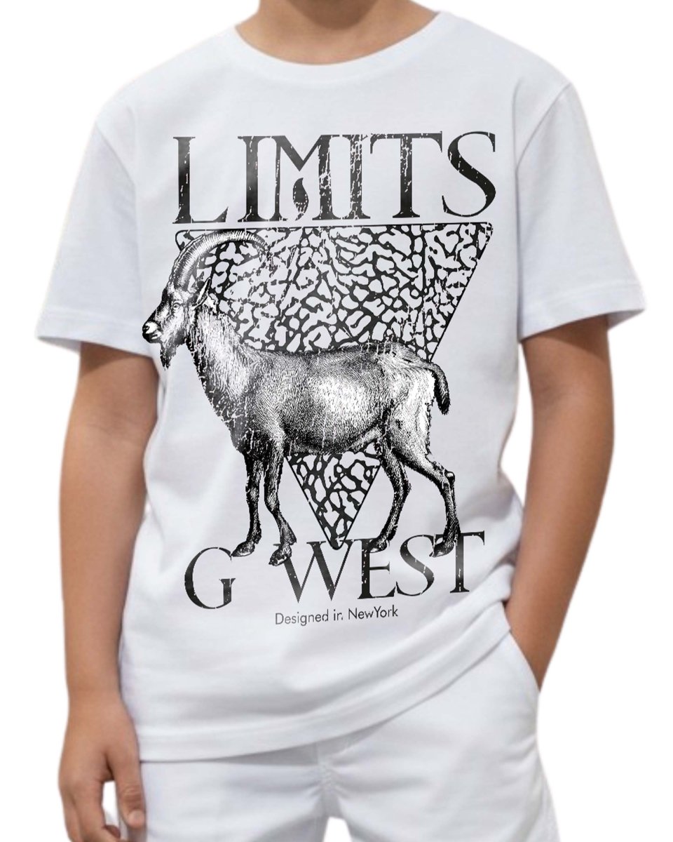 G West Kids Greatest Of All Time White Tee - Dtpbasty9039 - G West