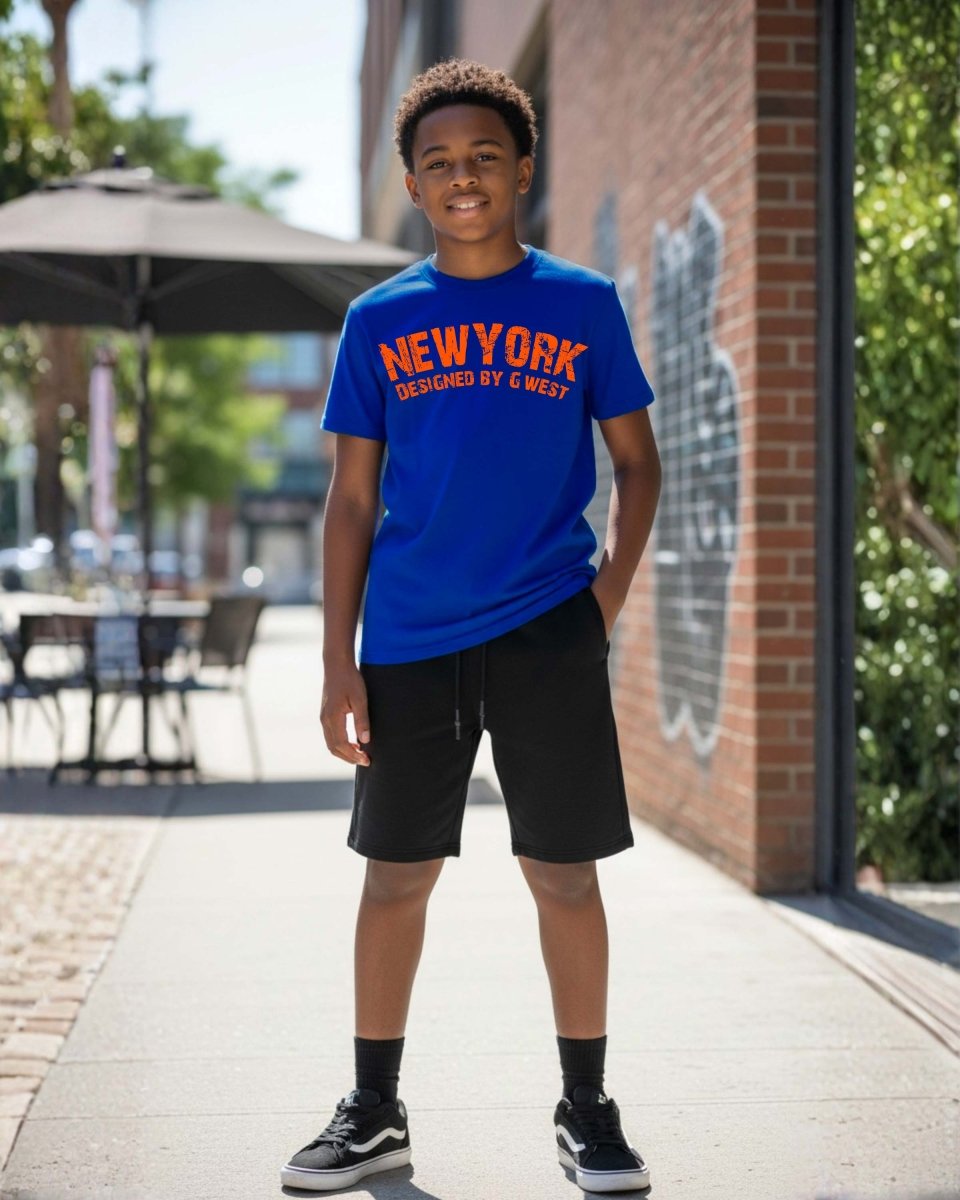 G West Kids New York Arch Logo T-Shirt - G West