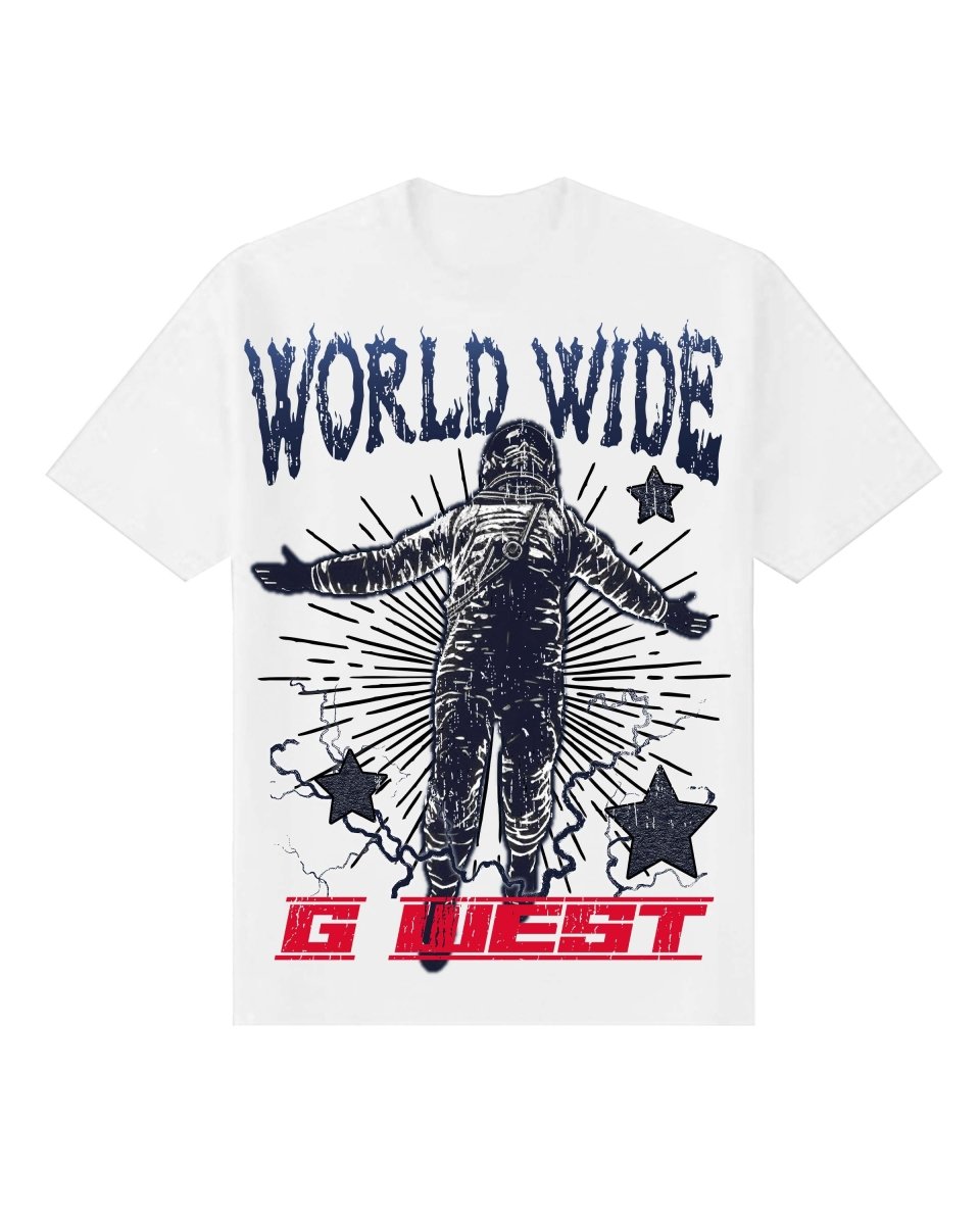 G West Kids Olympic World Wide Star T-Shirt Mens - G West