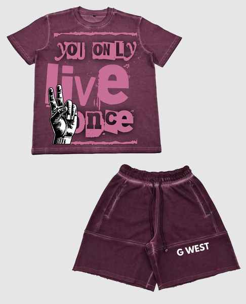 G West Kids Only Live Once Set - G West