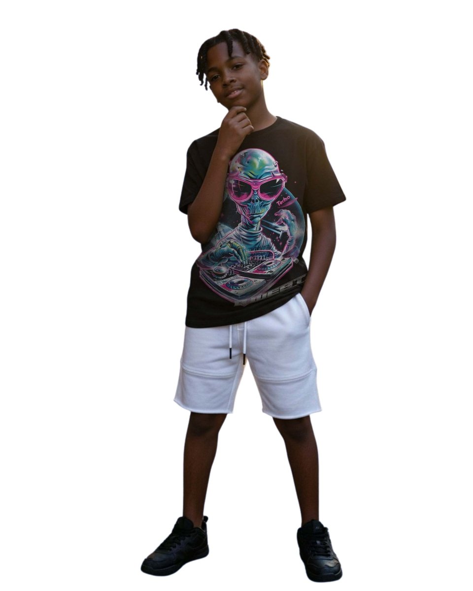 G West Kids Techno Dj Tshirt Mens - G West
