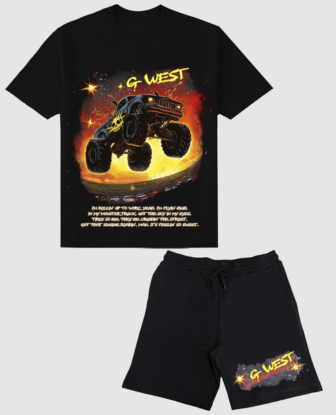 G West Kids Wild Wheels Tee & Short - G West