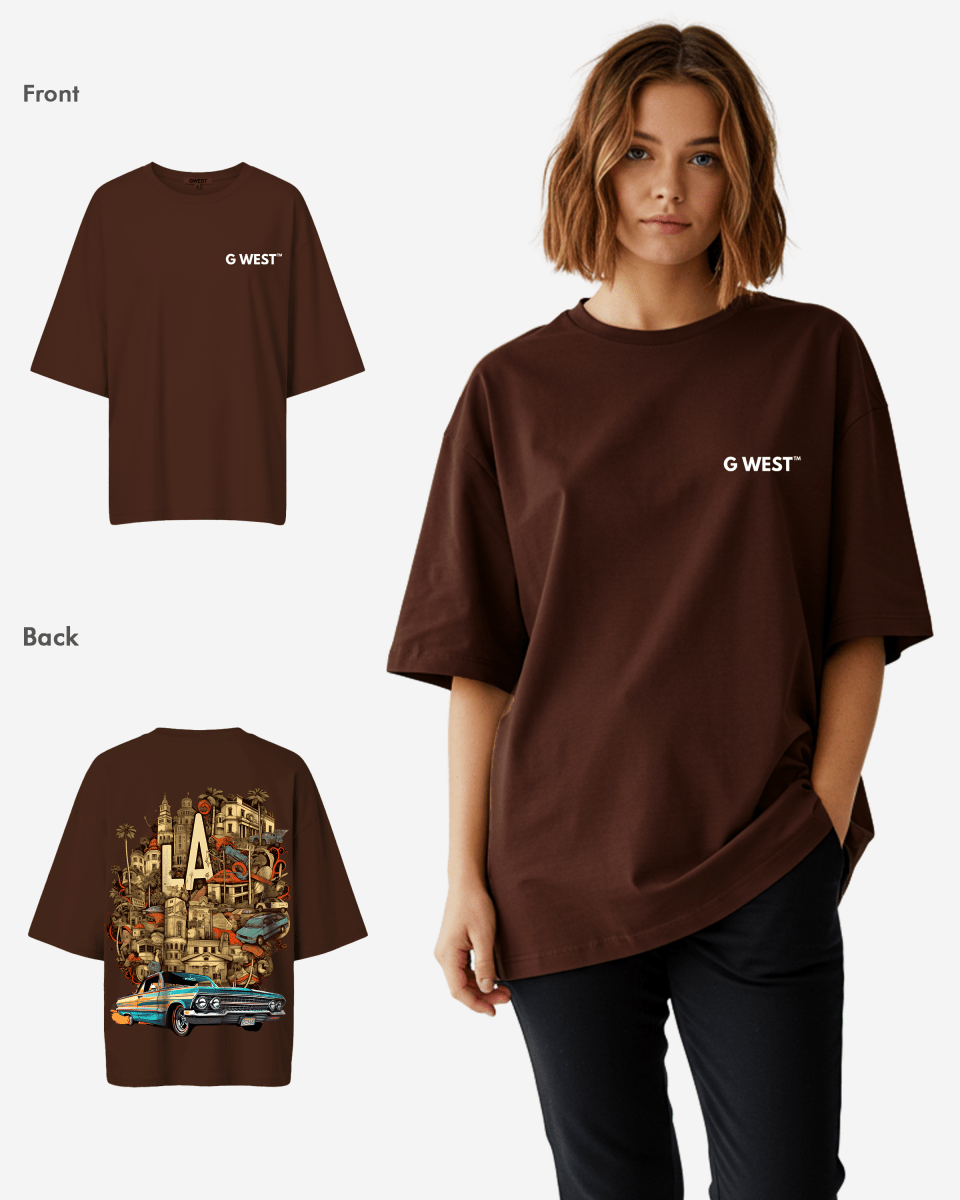 G West La Culture Oversized T Shirt - WOMEN - G West