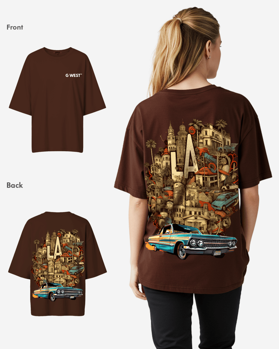 G West La Culture Oversized T Shirt - WOMEN - G West