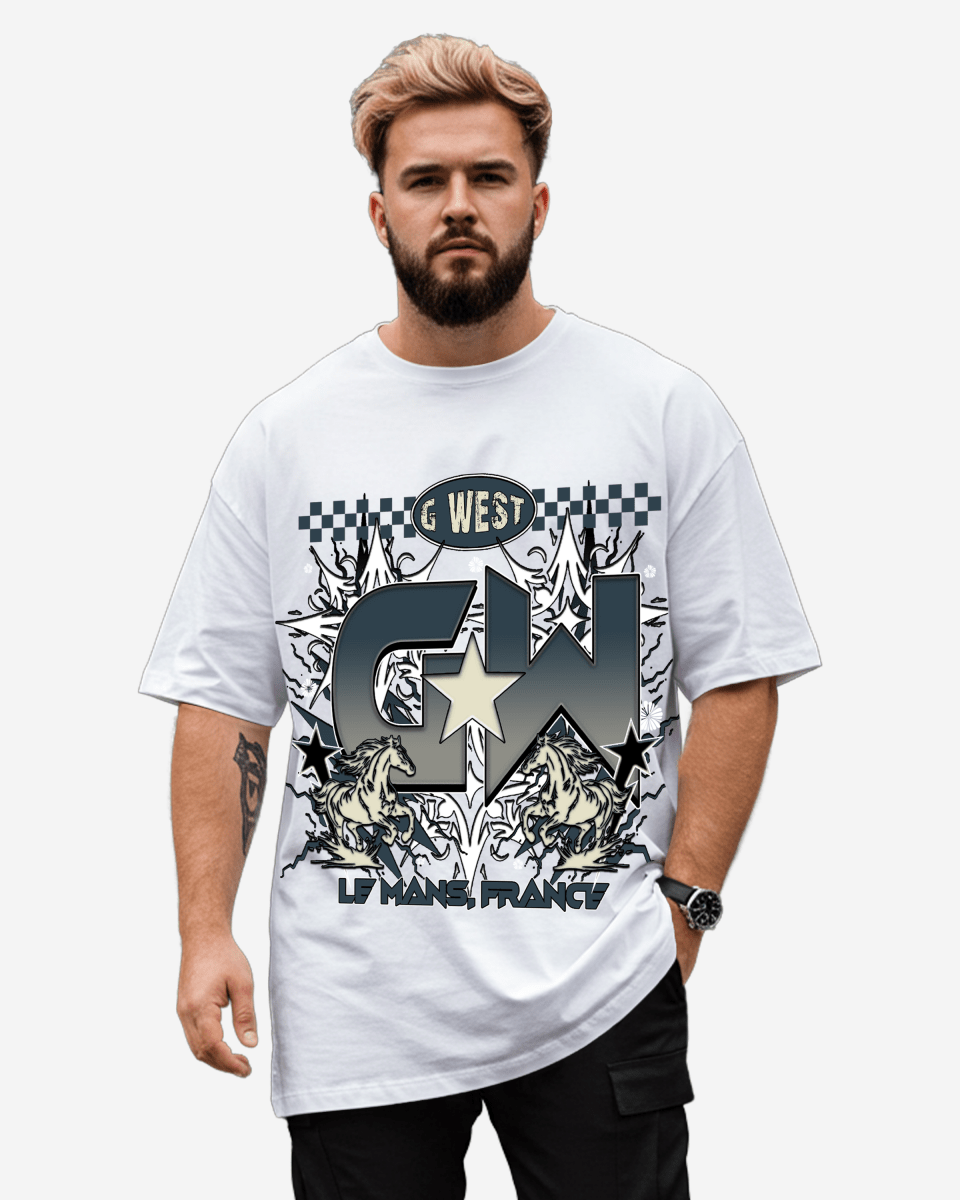 G West Le Mans France Oversized Tee - G West