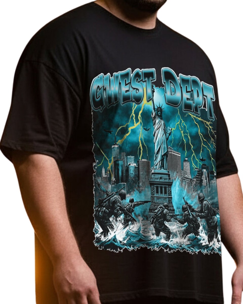 G West Liberty Storm Men's Big And Tall T-Shirt - G West