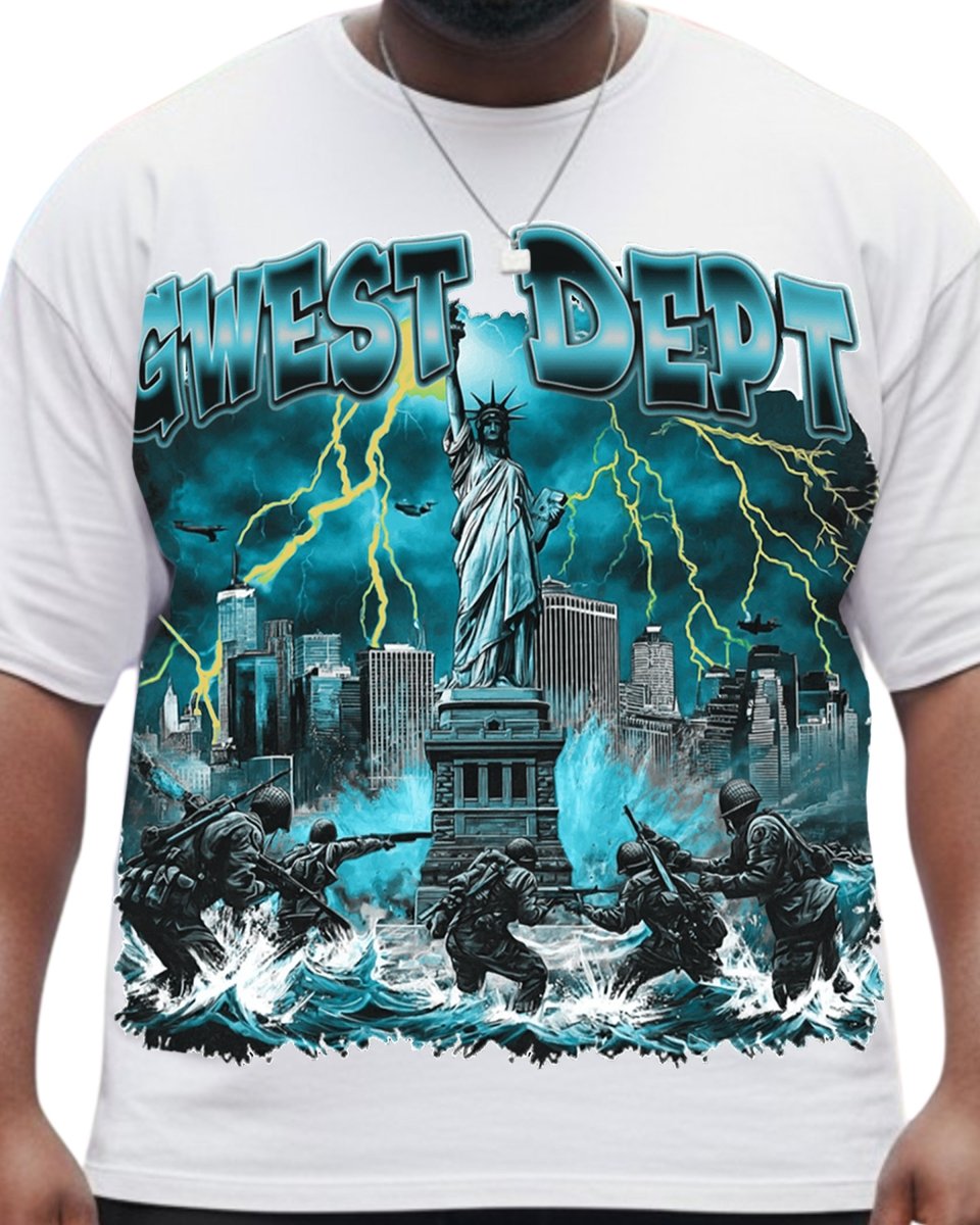 G West Liberty Storm Men's Big And Tall T-Shirt - G West