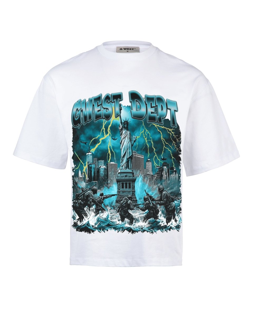 G West Liberty Storm Men's Big And Tall T-Shirt - G West
