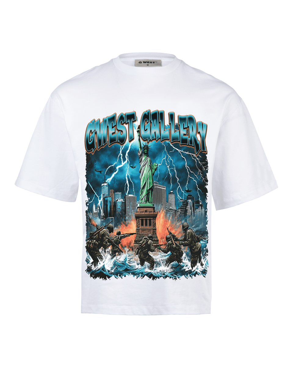 G West Liberty Storm Oversized Men's T-Shirt - G West