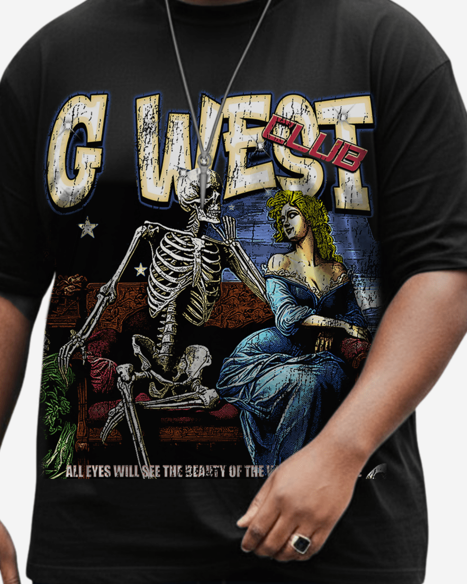 G West Love Beyond Life Big And Tall Oversized T-Shirt - G West