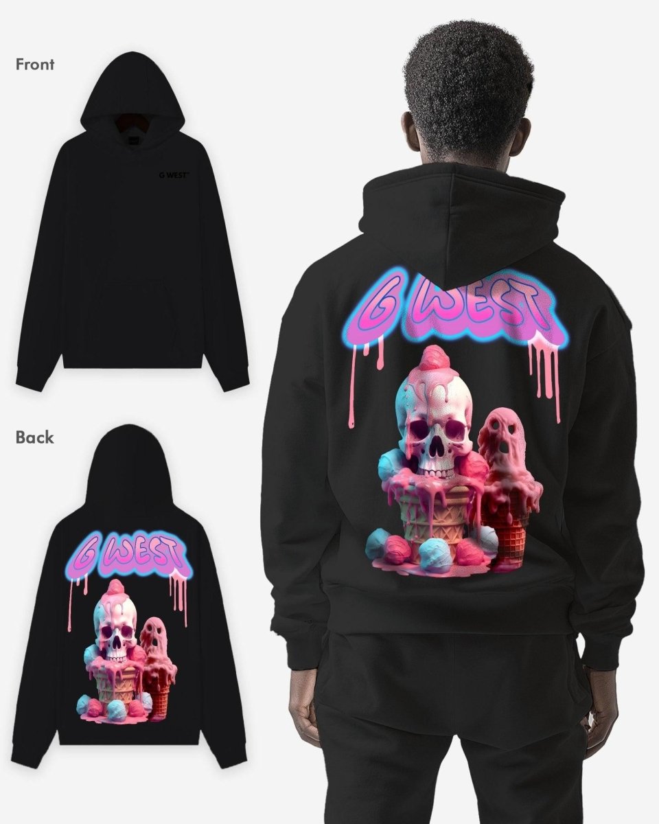 G West Melting Ice Cream Oversize Hoodie - 4 Colors - G West