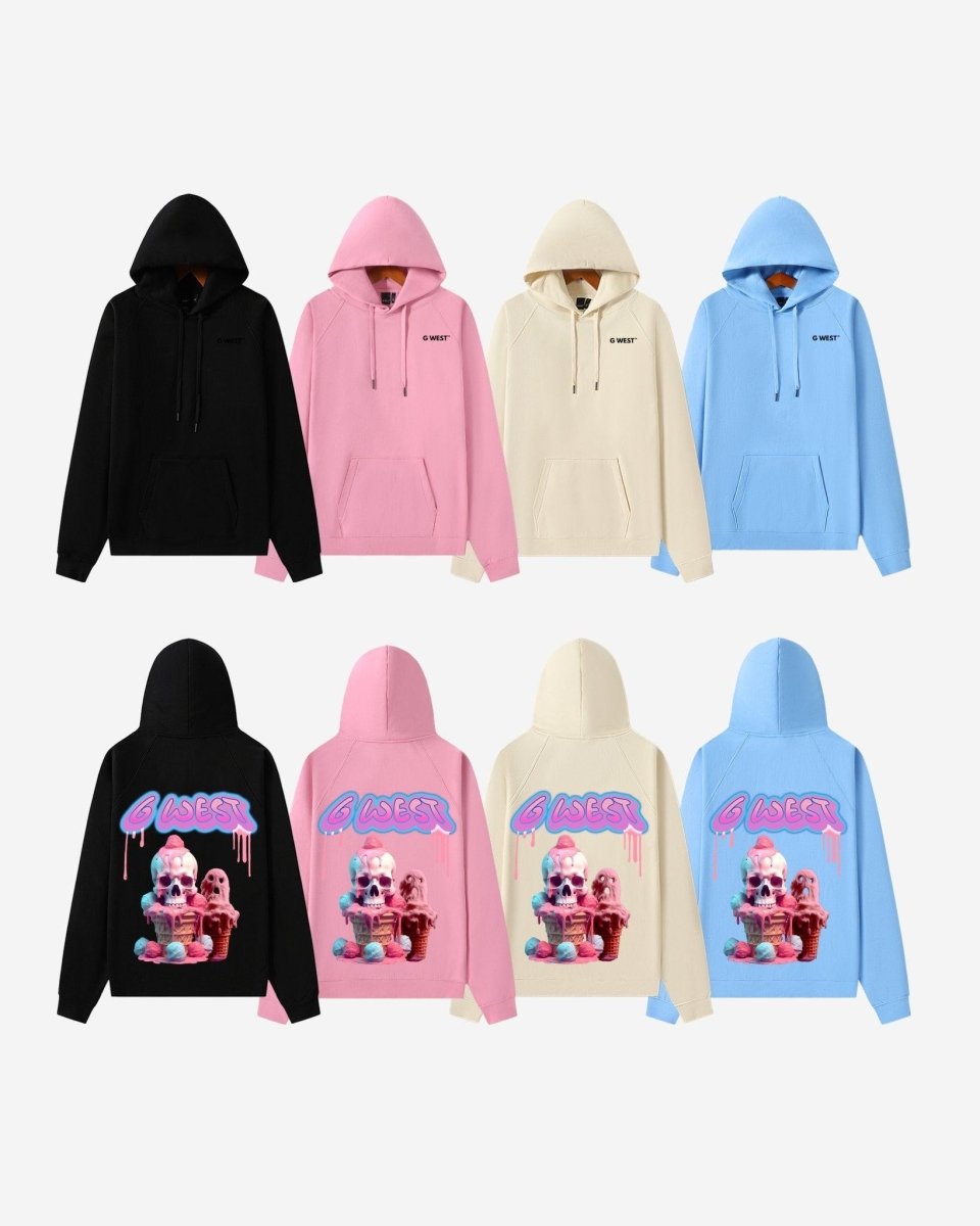 G West Melting Ice Cream Oversize Hoodie - 4 Colors - G West