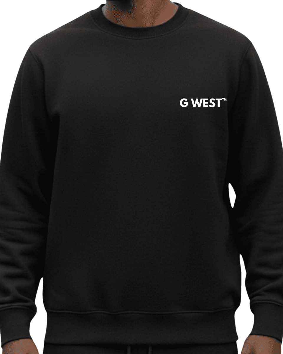 G West Men's Beer Helmet Zombie Heavy Premium Crewneck - G West