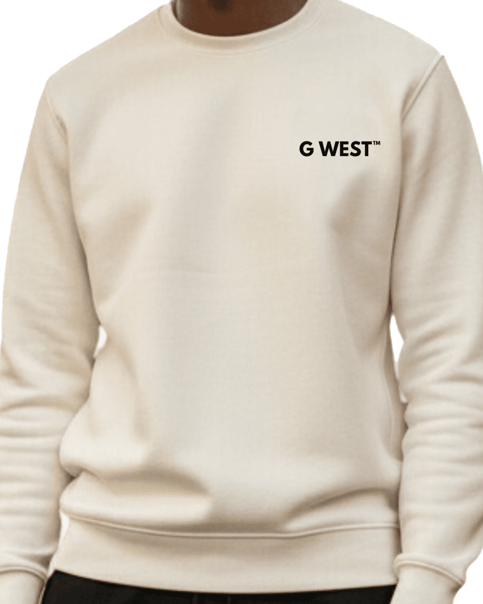 G West Men's Beer Helmet Zombie Heavy Premium Crewneck - G West