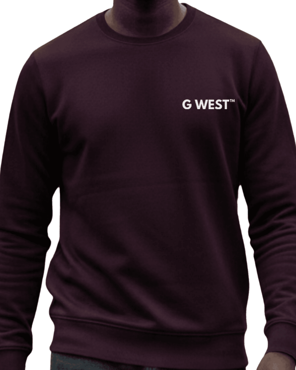 G West Men's Beer Helmet Zombie Heavy Premium Crewneck - G West