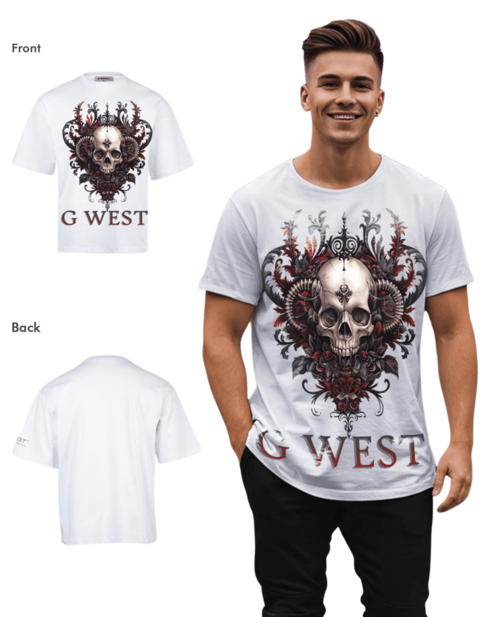 G West Mens Dead Devil Oversized Tee - G West