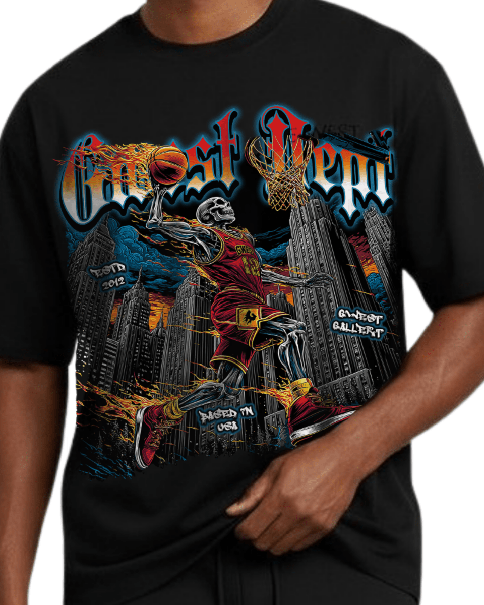 G West Men's Hellrim Oversized Men's T-Shirt - G West
