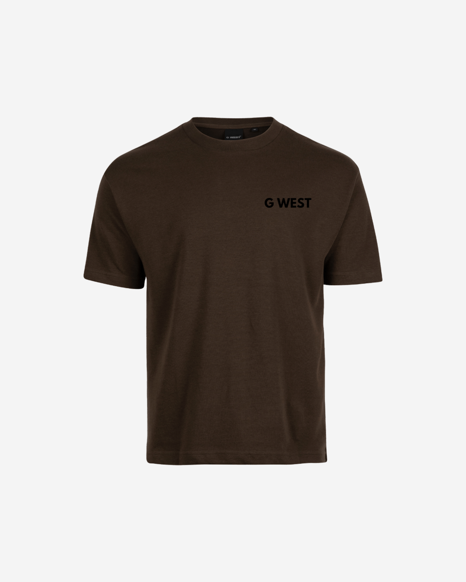 G WEST MENS LOGO KEEP DRY OVERSIZED TEE - G West