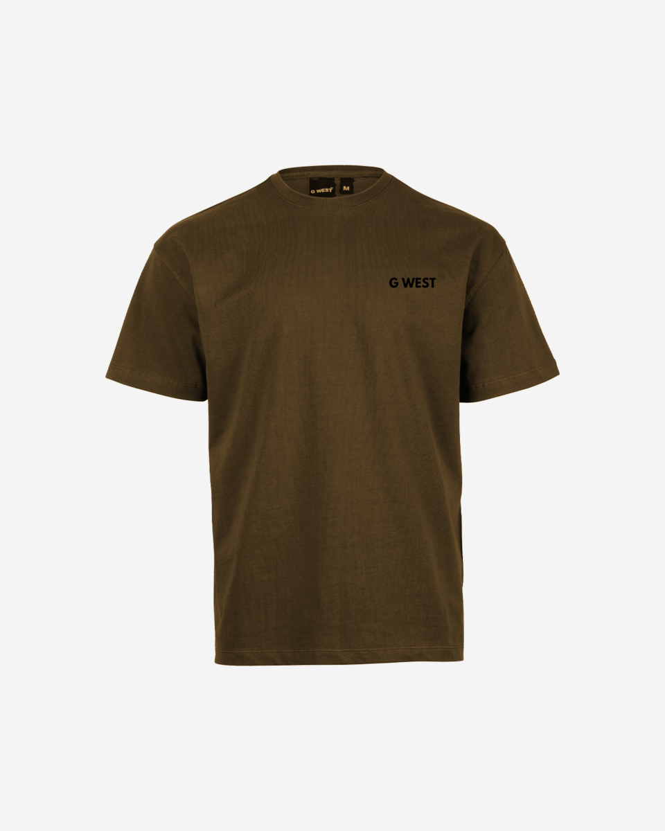 G WEST MENS LOGO KEEP DRY OVERSIZED TEE - G West