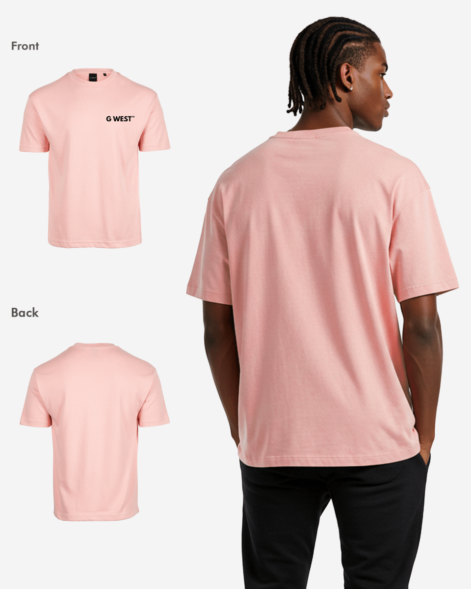 G WEST MENS LOGO KEEP DRY OVERSIZED TEE - G West