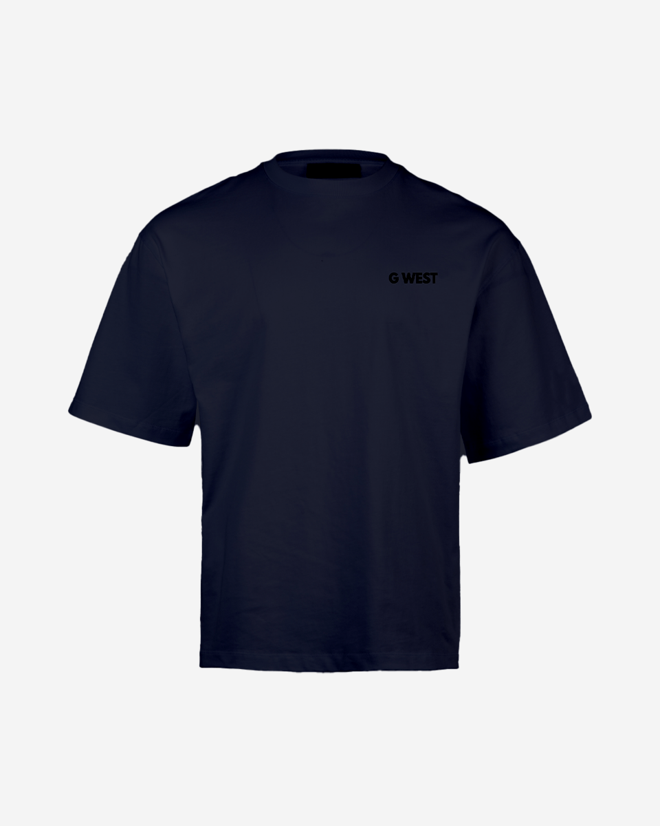 G WEST MENS LOGO KEEP DRY OVERSIZED TEE - G West