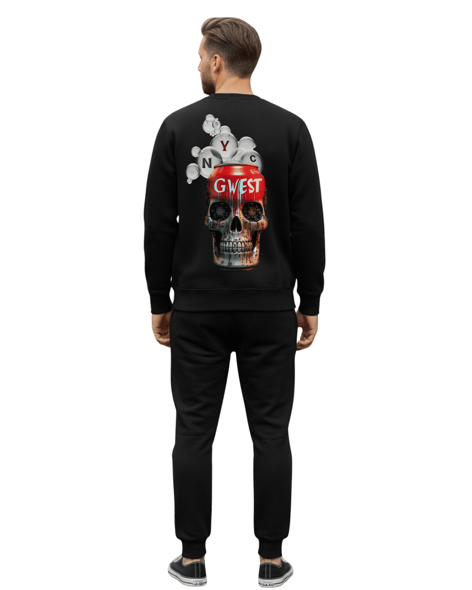 G West Men's Nyc Can Heavy Premium Crewneck - G West