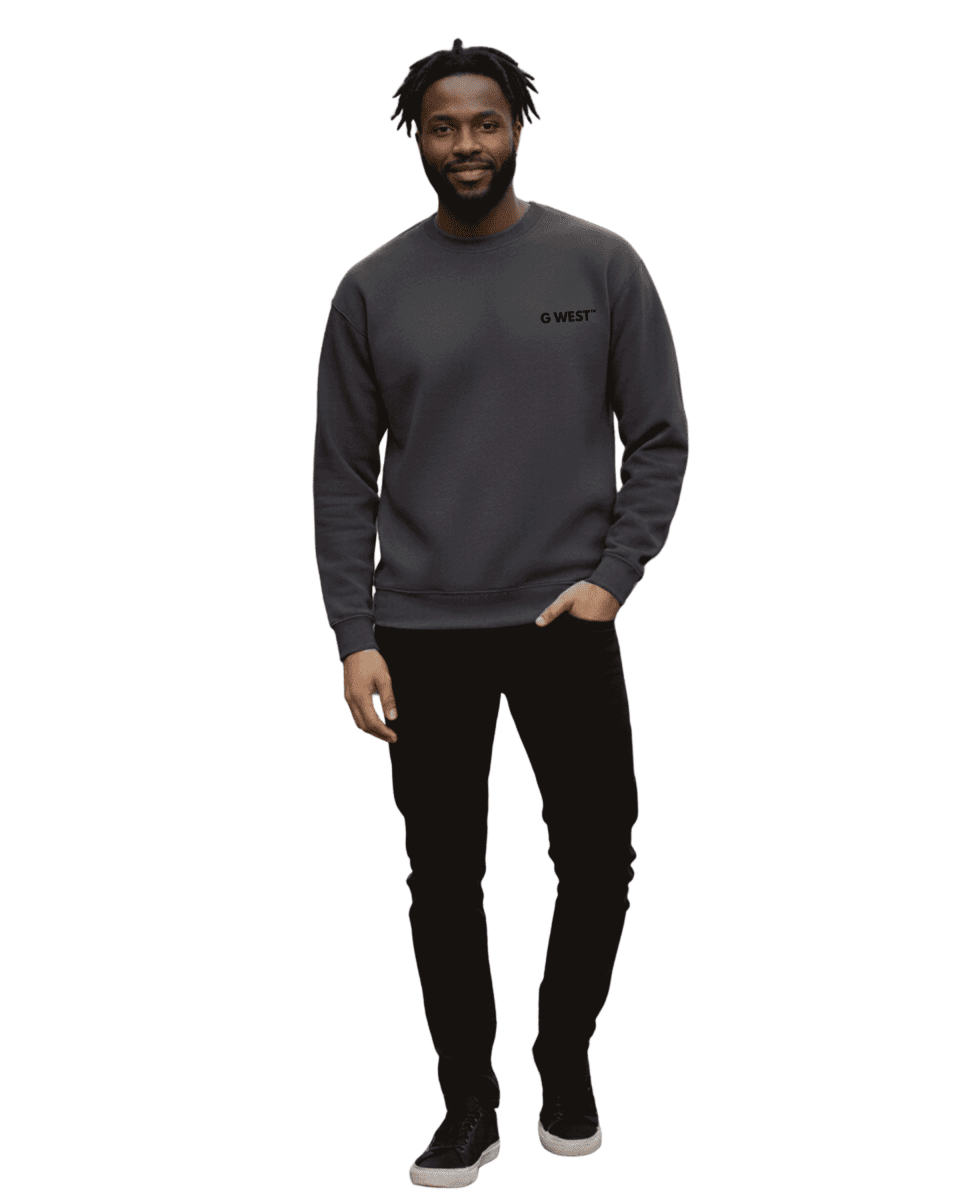 G West Men's Nyc Can Heavy Premium Crewneck - G West