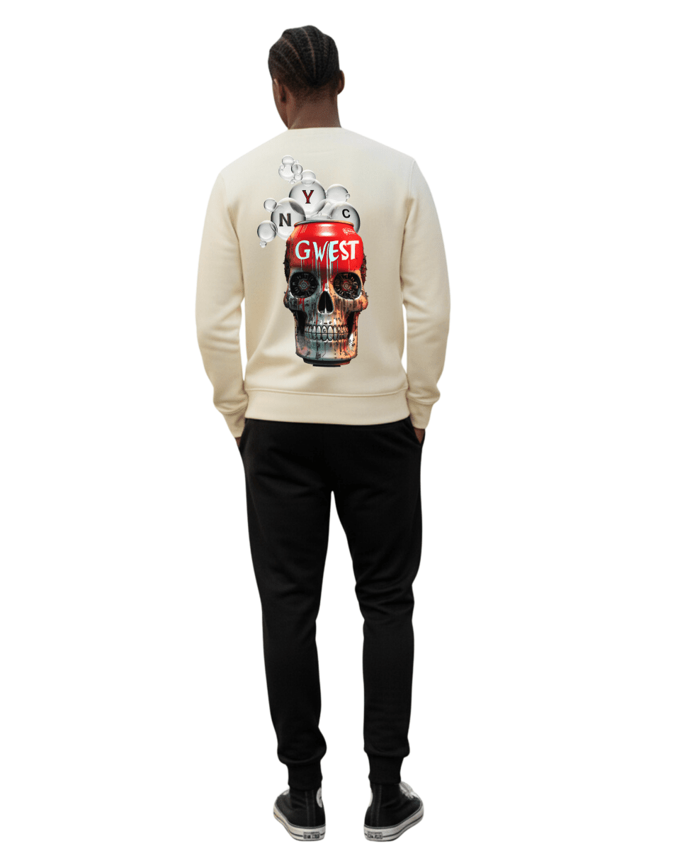 G West Men's Nyc Can Heavy Premium Crewneck - G West