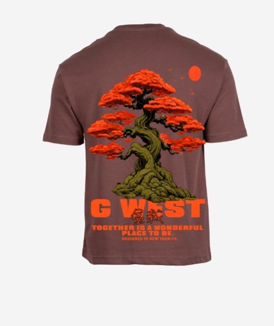 G West Mens Oversized Bonsai Tee - G West