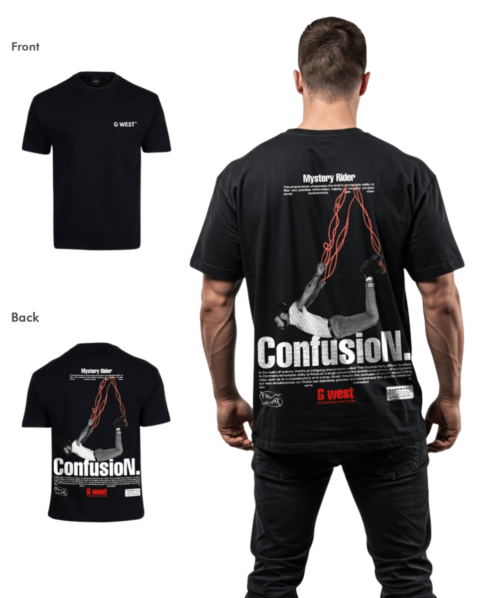G West Mens Oversized Confusion Tee - G West