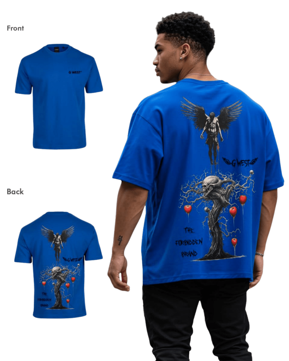 G West Mens Oversized Forbidden Brand Tee - G West