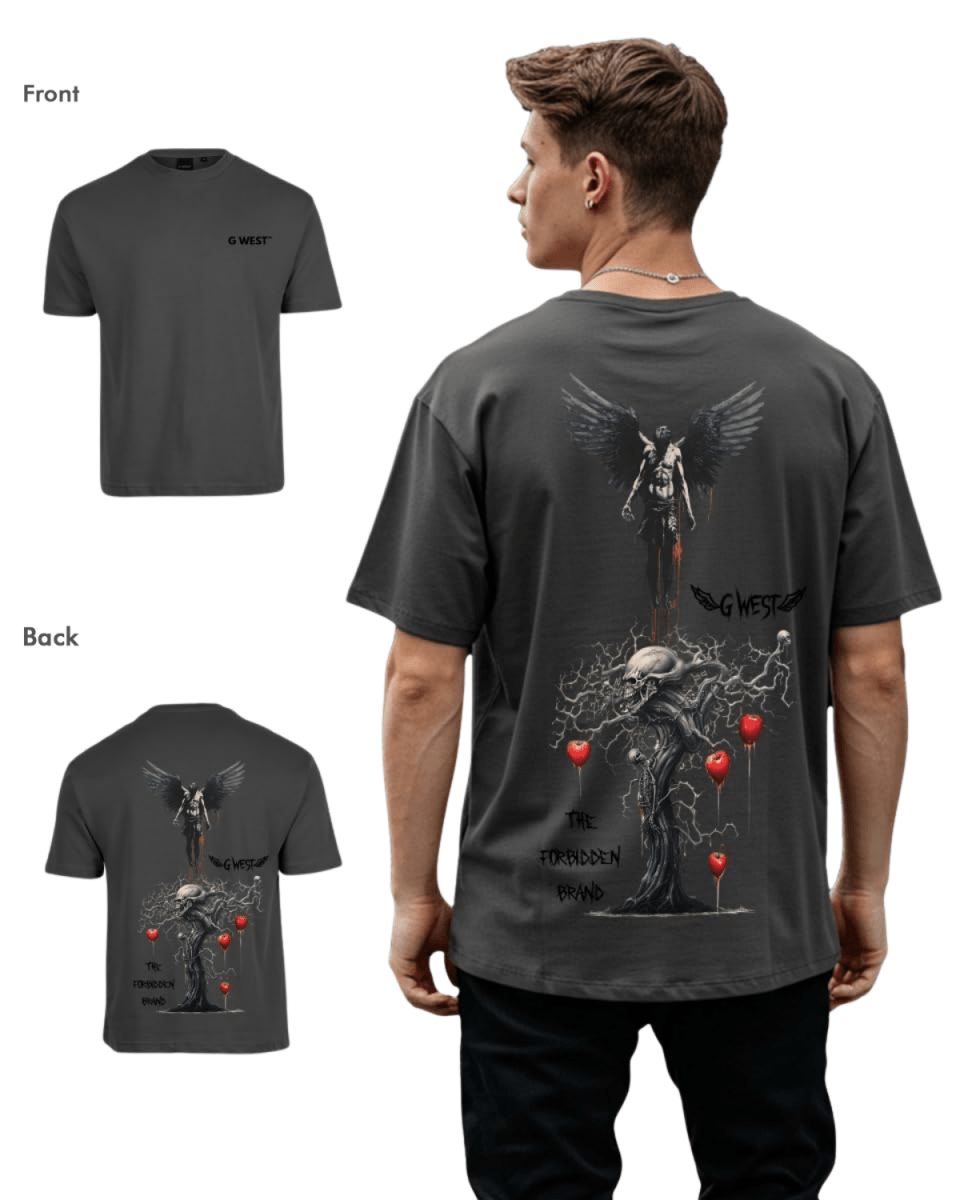 G West Mens Oversized Forbidden Brand Tee - G West